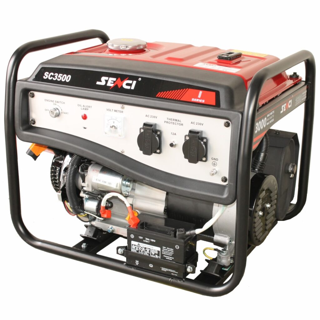 Генератор Senci SC-3500E Lite, 3100 W, електрически старт