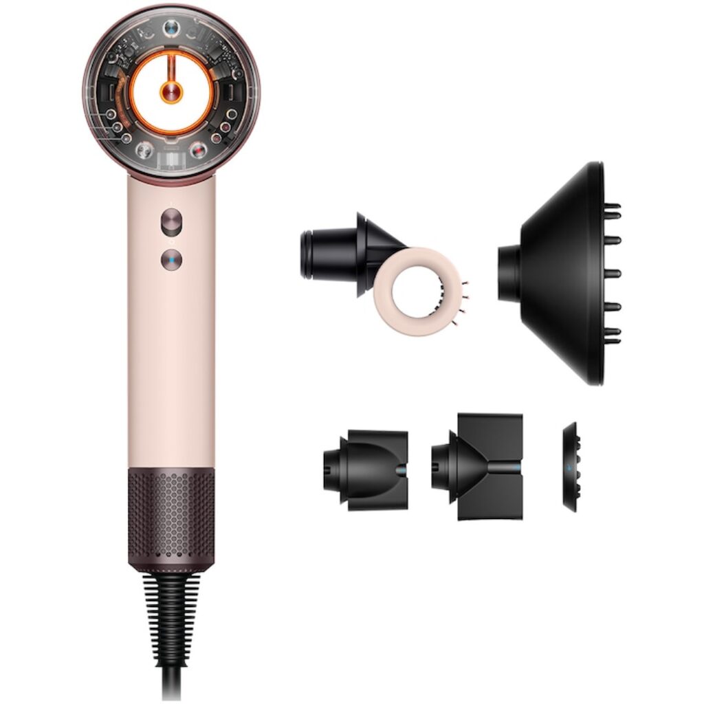 Dyson за коса: кой Airwrap и кой Supersonic да изберете, когато по-новият е оценен по-ниско 2 Сешоар Dyson Supersonic Nural HD16 113407-01, 110 000 об/мин, 4 температурни настройки, 3 скорости, Ceramic Pink/Rose Gold