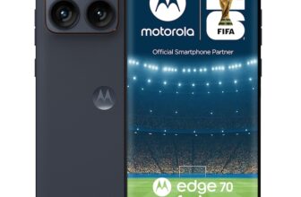 Смартфон Motorola edge 70 fusion, 7000 mAh, 256GB, 8GB RAM, 5G, PANTONE Silhouette (black)